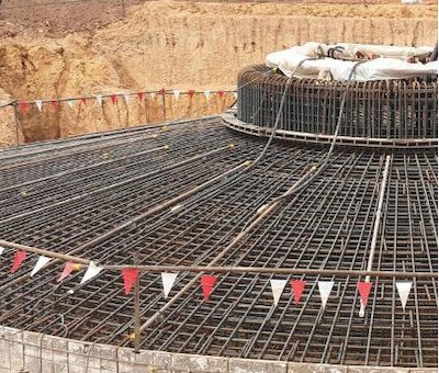 Wind farm - Construction of foundation_Watabak Wind farm